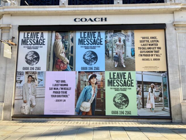 Coach - Temporary Window Vinyls