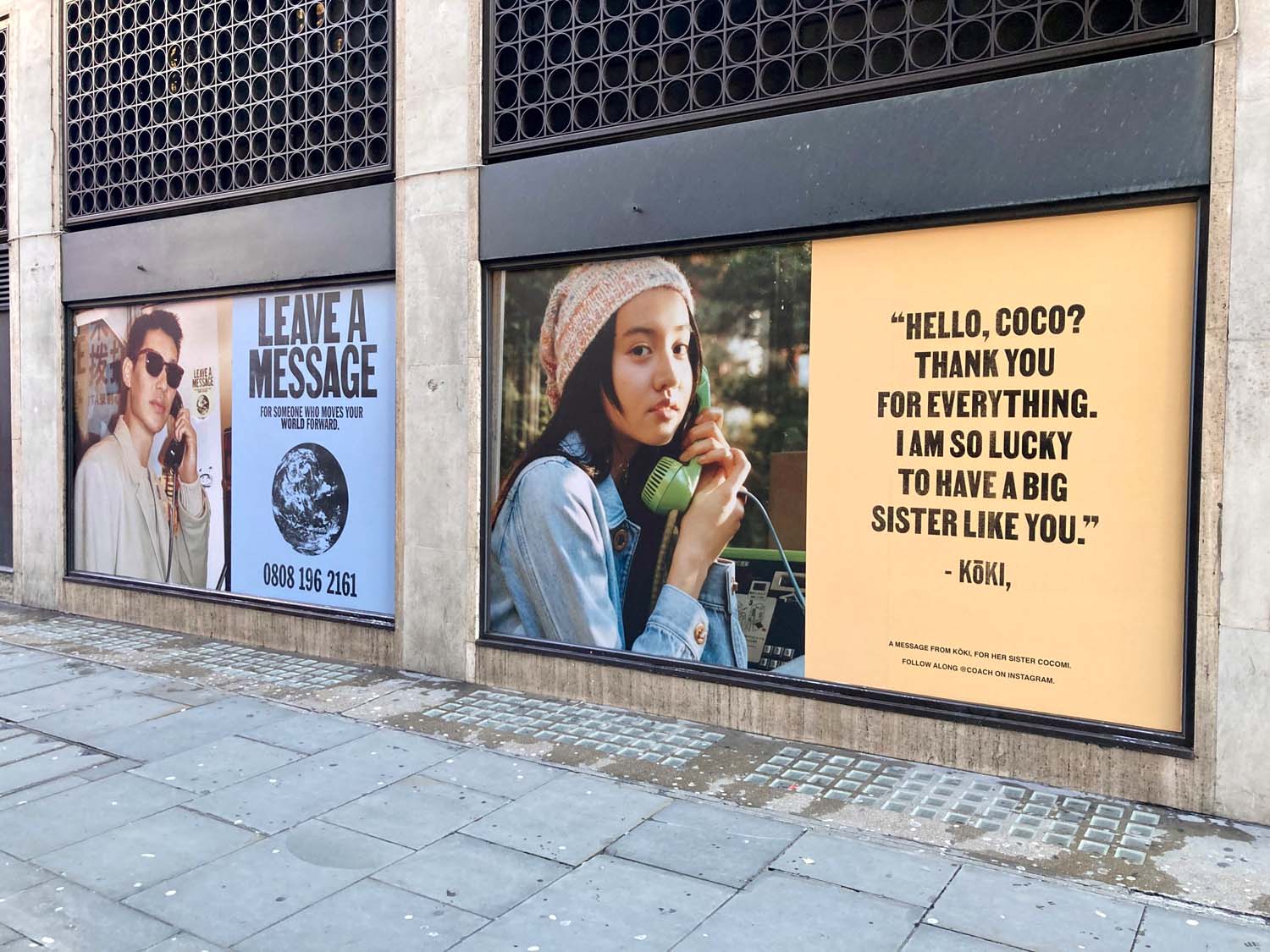 Coach - Temporary Window Vinyls